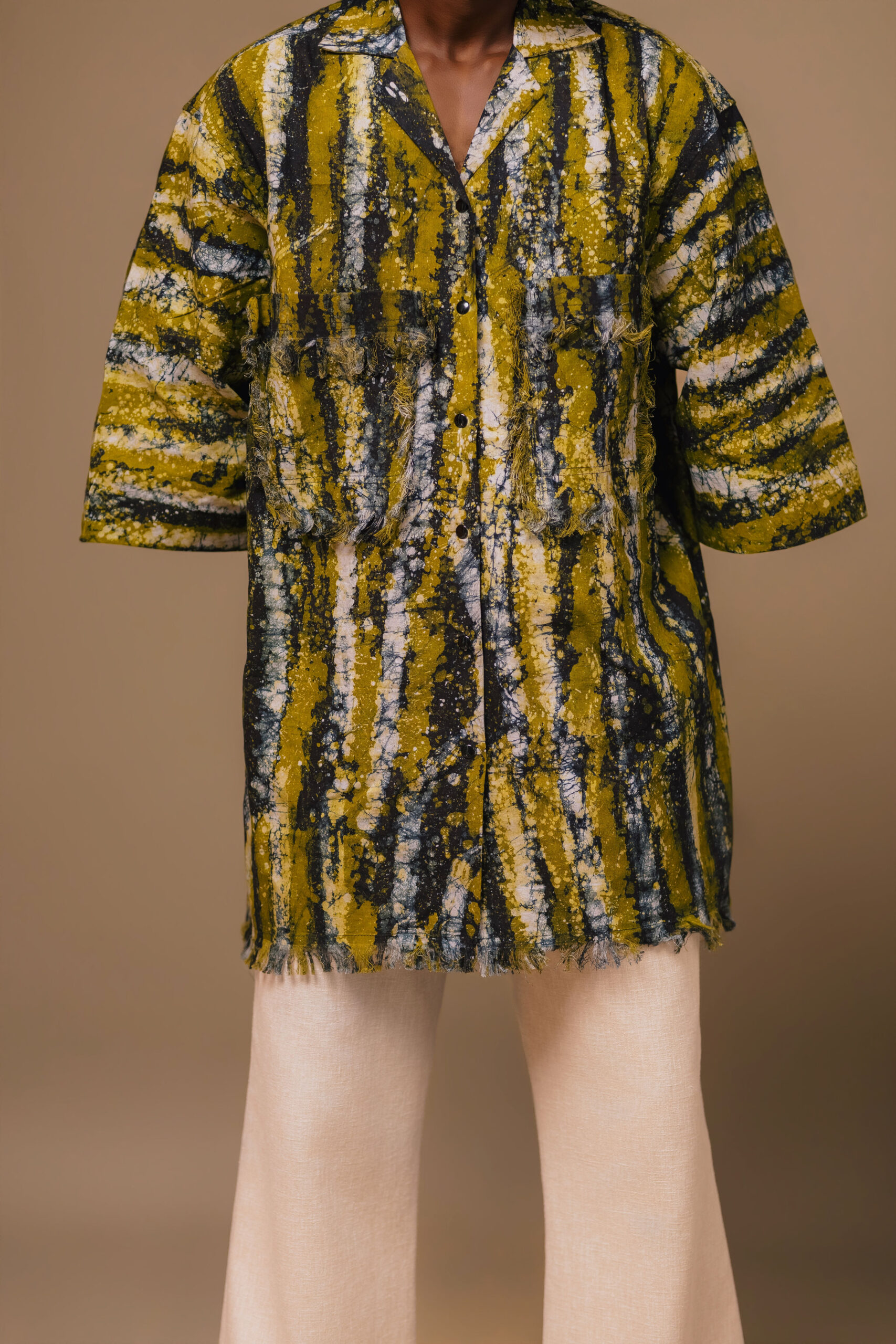 Batik Linen Shirt - Image 3