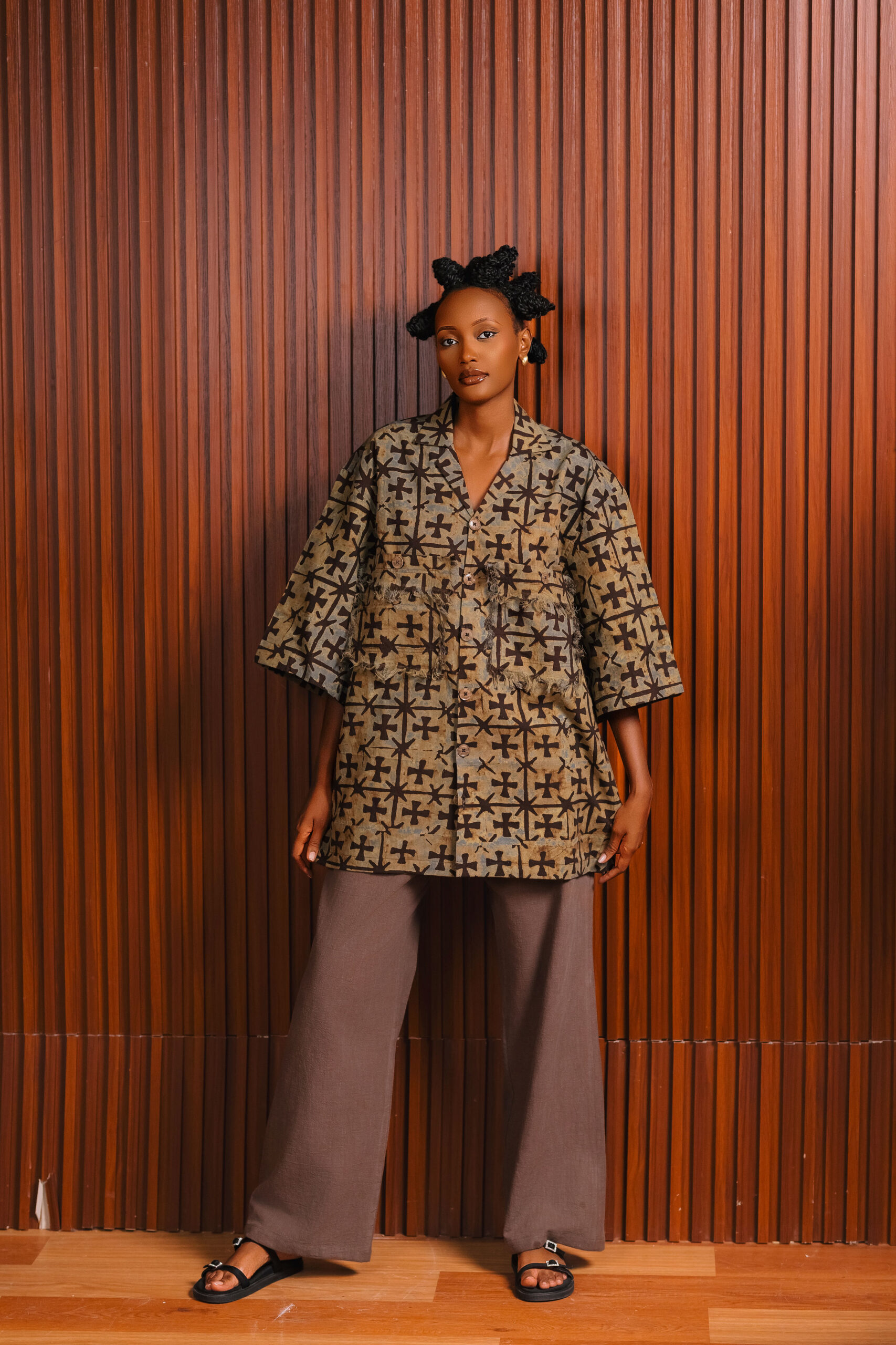 Printed Linen Complete (Shirt and Trouser) - Image 5