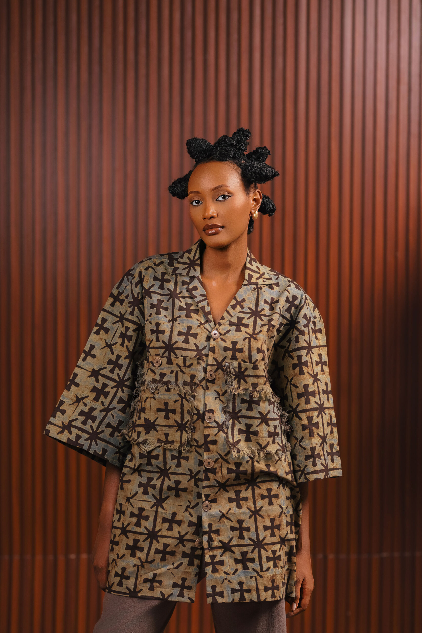 Printed Linen Complete (Shirt and Trouser) - Image 7